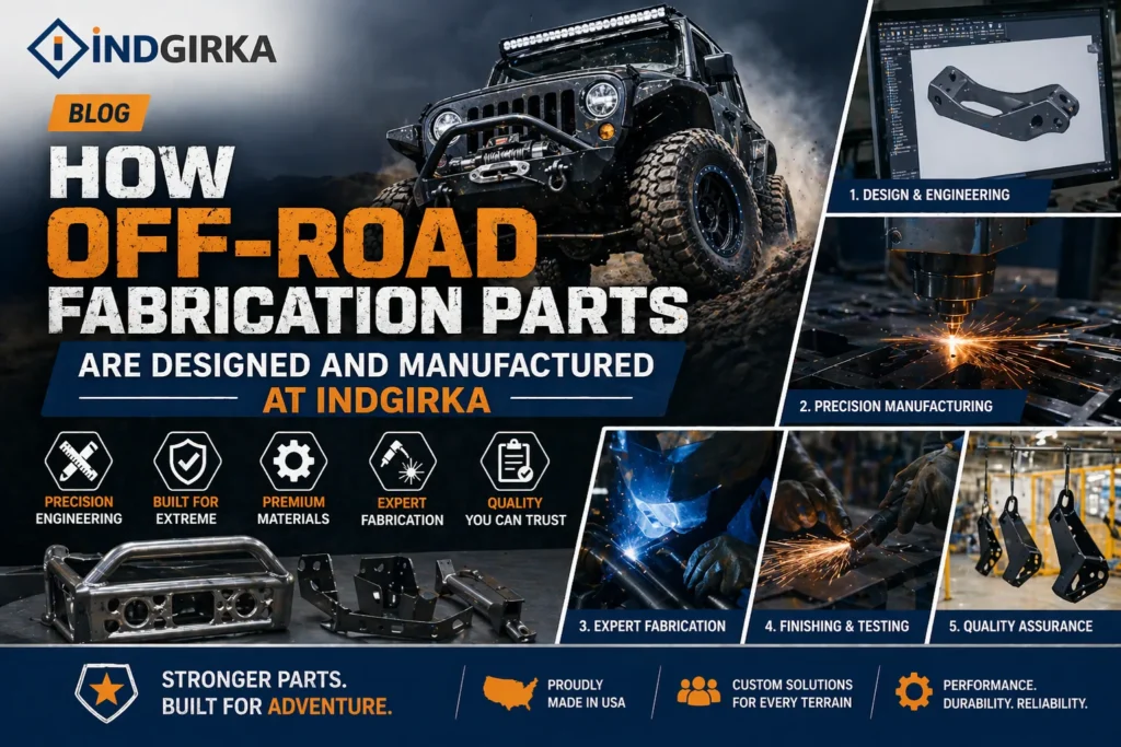 How Off-Road Fabrication Parts Are Designed and Manufactured at Indgirka